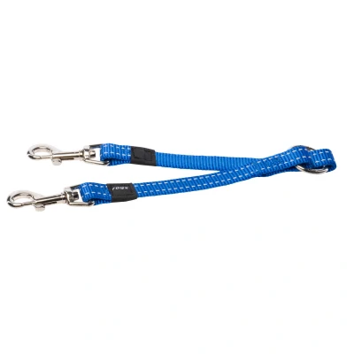 Afbeelding van Rogz Dubbele Hondenriem Splitter Blauw