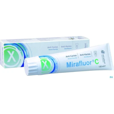 Afbeelding van Miradent Mirafluor® C tandpasta fluoride tegen gaatjes en voor remineralisatie