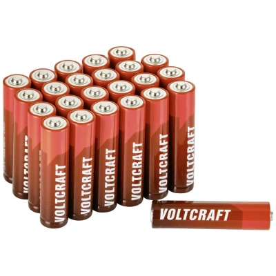 Afbeelding van VOLTCRAFT Industrial LR03 AAA batterij (potlood) Alkaline 1350 mAh 1.5 V 24 stuk(s)