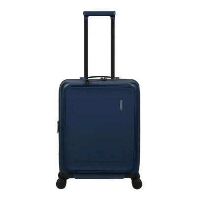 Afbeelding van American Tourister Dashpop Spinner 55/20 Exp Frontl. midnight blue Harde Koffer