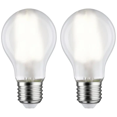 Afbeelding van Paulmann 28924 LED lamp Energielabel E (A G) E27 Peer 7 W = 60 Neutraalwit (Ø x h) mm 106 2 stuk(s)