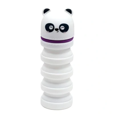 Afbeelding van Adoramals Panda Pop Up Silicone Pencil Case Popup Pennenzak Height 12.5 20cm Width 6cm Depth