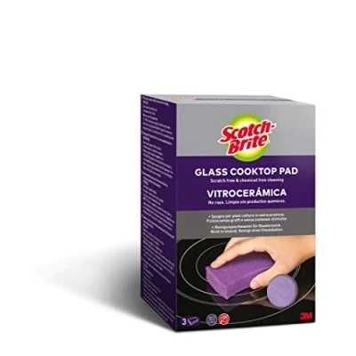 Afbeelding van Scotch Brite Set van 3 glazen kookplaatglijders