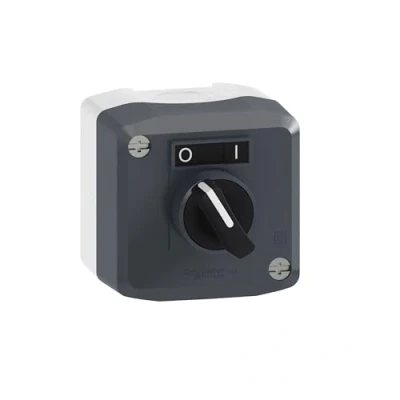 Afbeelding van Schneider Electric XALD134 Harmony Keuzetoets In behuizing Draaischakelaar Donkergrijs, Lichtgrijs 1 x 90 Draai ontgrendeling stuk(s)
