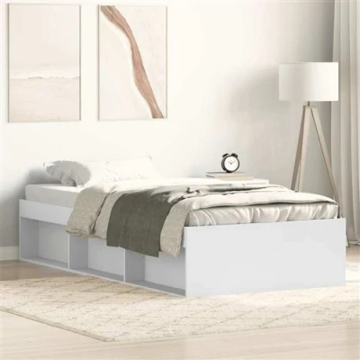 Afbeelding van Bedframe Bruineikenkleurig 140X200 cm 90 x 200 / Wit