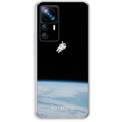 Afbeelding van Case Company® hoesje geschikt voor Xiaomi 12T Pro Alone in Space Soft Cover Telefoonhoesje Bescherming aan alle Kanten en Schermrand