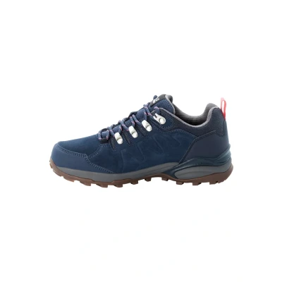 Afbeelding van Jack Wolfskin Refugio Texapore Outdoorschoenen, Dames, Maat: 38, Dark blue / grey Leer