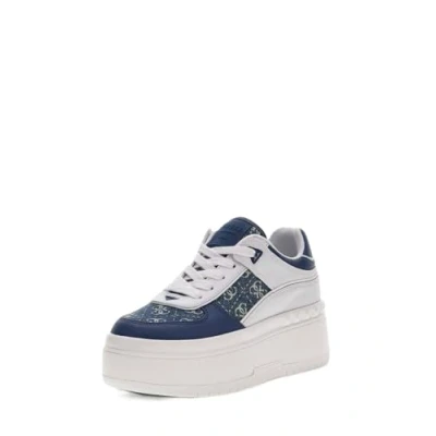 Afbeelding van Guess RIDGEE2 Sneakers laag, Dames, Maat: 37, Blue Imitatieleer/ textiel