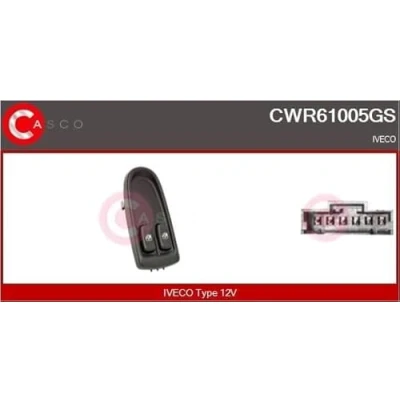 Afbeelding van CASCO CWR61005GS Schakelaar, raamopener Aan de bestuurderszijde IVECO: DAILY 4 Kasten/Kombi,
