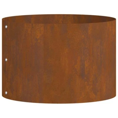 Afbeelding van vidaXL Corten Stalen Plantenbak Staal Middelgroot