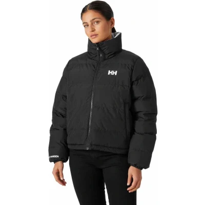 Afbeelding van Helly Hansen Womens Reversible Puffer Winterjas, Dames, Maat: XS, Black