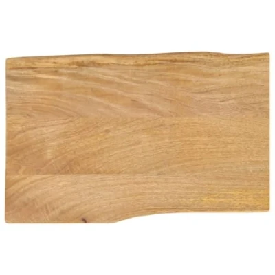 Afbeelding van vidaXL Tafelblad met natuurlijke rand 70x40x2,5 cm massief mangohout