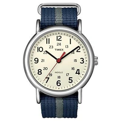 Afbeelding van Timex Uniseks polshorloge analoog kwarts, blauw/grijs, Nicht zutreffend, Band