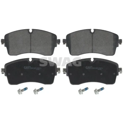 Afbeelding van SWAG 22 11 6263 Remblokkenset Vooras Geschikt voor slijtage waarschuwingscontact Incl schroefset LAND ROVER: Range Rover Evoque, Discovery Sport