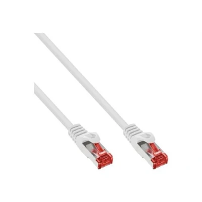 Image de InLine Cordon de raccordement RJ 45 (M) pour 30 m SFTP CAT 6 moulé blanc