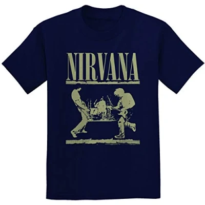 Afbeelding van Nirvana Stage Heren T shirt 2XL Blauw