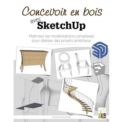Afbeelding van Concevoir en bois avec SketchUP