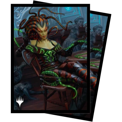 Afbeelding van Ultra PRO Magic: The Gathering Outlaws of Thunder Junction 100ct ChromaFuion Kaarthoezen FT. Vraska, bescherm en bewaar je speelkaarten, MTG kaarten, hoezen