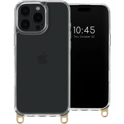 Afbeelding van Selencia Hoesje Geschikt voor iPhone 16 Pro Max Cord Case zonder koord Transparant