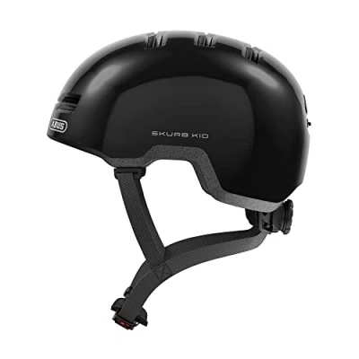 Afbeelding van Abus helm Skurb Kid shiny black M 50 55cm