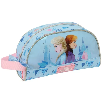 Afbeelding van Reistasje Frozen Ice magic Licht Blauw 26 x 16 9 cm