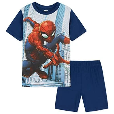 Afbeelding van Marvel pyjamasets voor jongens, Blauw Spiderman