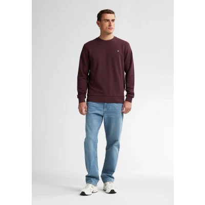Afbeelding van Petrol Industries Heren Sweater Regular Fit Trui Ronde Hals Herentrui Truien Herenkleding Rood Maat XXXL