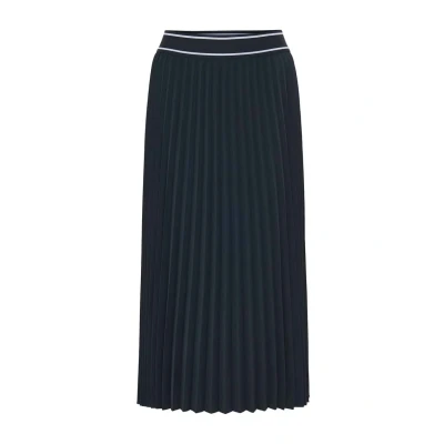 Afbeelding van Opus Plooirok, Dames, Maat: 42, Coal blue