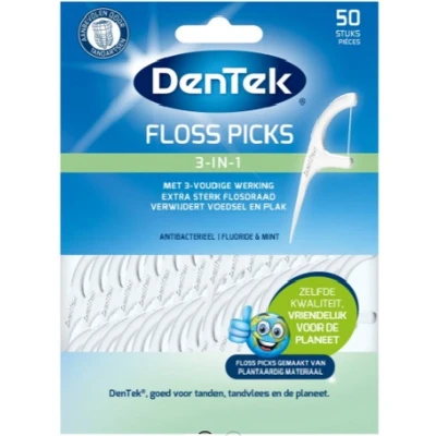 Afbeelding van DenTek Floss Picks 3 in 1