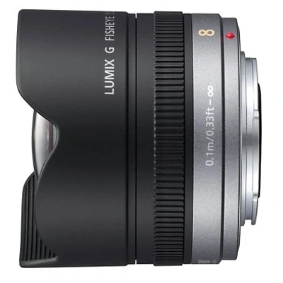 Image de Objectif hybride Panasonic Lumix G Fisheye 8 mm f/3.5