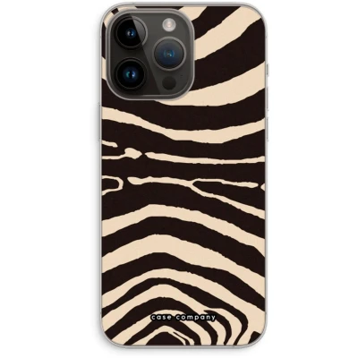 Afbeelding van Case Company® hoesje geschikt voor iPhone 14 Pro Max Arizona Zebra Soft Cover Telefoonhoesje Bescherming aan alle Kanten en Schermrand