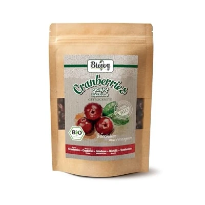Image de Biojoy Canneberges séchées BIO (250 g), entières, sucrées au jus de pomme