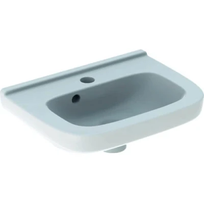 Afbeelding van Geberit 300 Basic fontein wit (40 x 25 cm) 1 kraangat, met