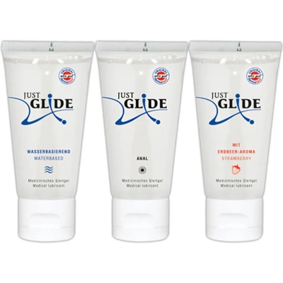 Afbeelding van Just Glide Glijmiddel Mix 3 x 50 ml