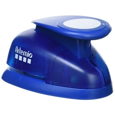 Afbeelding van Artemio Reuzenperforator, rond, kunststof, blauw, 11 x 7, 5 18 cm