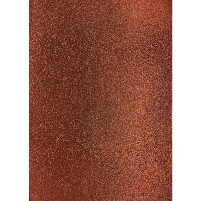 Afbeelding van Eazycraft Glitterpapier A4 Donkerbruin (5st)