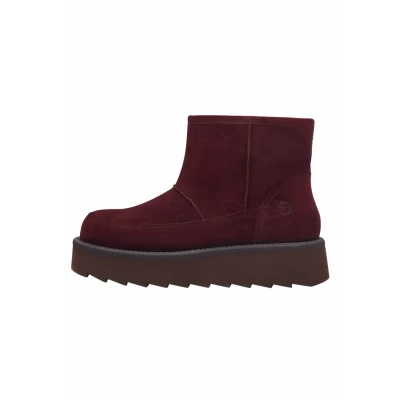 Afbeelding van Tamaris Snowboots, Dames, Maat: 38, Merlot Leer