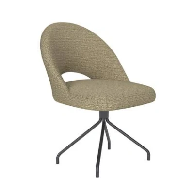 Afbeelding van Housecraft Living Mick Eetkamerstoel Draaibaar Metaal Spider Pistache groen