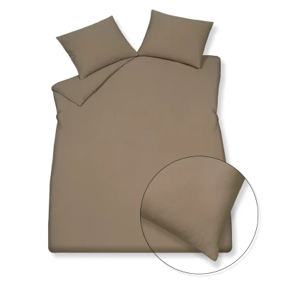 Afbeelding van Vandyck PURE 66 cotton hemp 200x200/220 + 2x 60x70 taupe