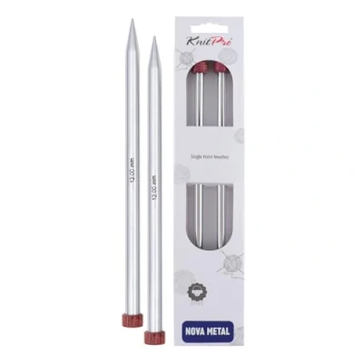 Afbeelding van KnitPro Nova Metalen breinaalden 40cm 12.00mm 3st