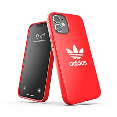Afbeelding van adidas Snap Case Trefoil TPU hoesje voor iPhone 12 mini rood