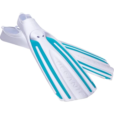 Afbeelding van Oceanic Viper 2 Ff Fins White/Aqua Sm (38/39)
