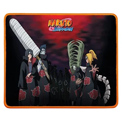 Afbeelding van Konix Naruto Shippuden Gaming muismat, 32 x 27 cm, antislip rubberen onderkant, Akatsuki motief