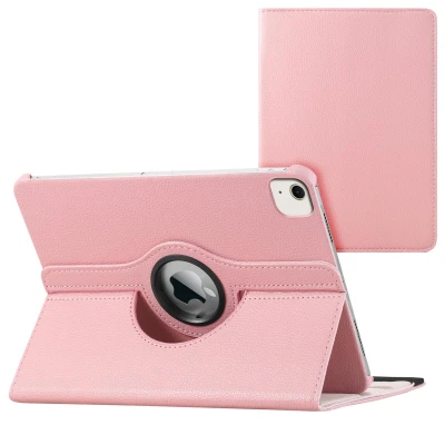 Afbeelding van iMoshion Tablet Hoes Geschikt voor iPad Air 13 inch (2024) M2 360 Draaibare Bookcase Roze