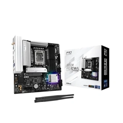 Afbeelding van AsRock B860M Pro RS WiFi DDR5 Intel S detailhandel (LGA 1851, B860, mATX), Moederbord