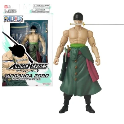 Image de Figurine Bandai Ani One Piece Roronoa Zoro Three Sword Style