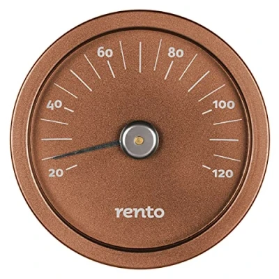 Afbeelding van Rento Aluminium Thermometer Koper/bruin