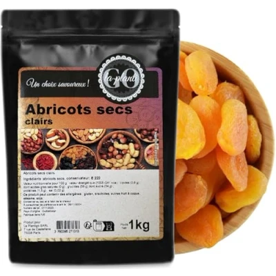 Afbeelding van Lichte gedroogde abrikozen 1 kg LA PLANTIGO