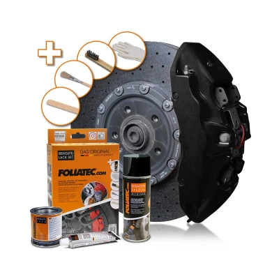Afbeelding van FOLIATEC 2176 Remklauwlak spuitbus 400, 125, 50 Zwart, Mat