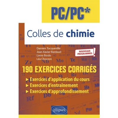 Image de Colles de chimie PC/PC* Programme 2022